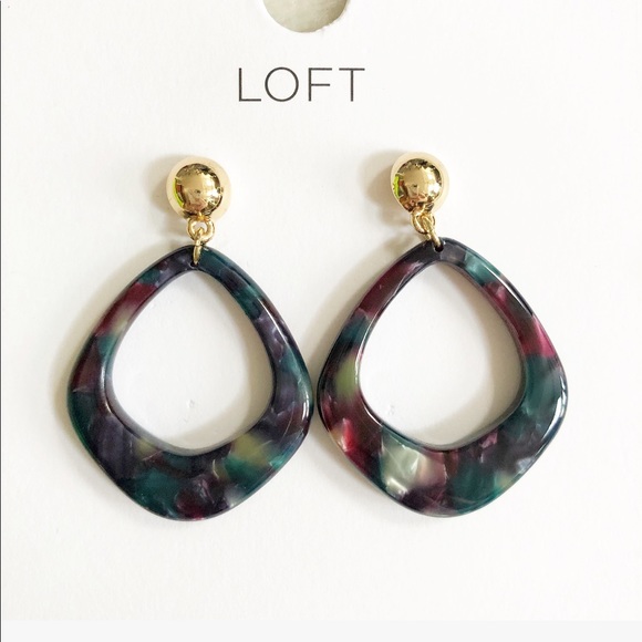 LOFT Jewelry - Ann Taylor LOFT | Marbleized Resin Drop Earrings